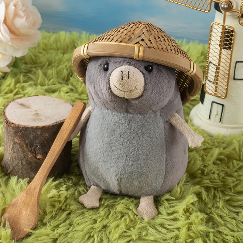 ตุ๊กตาหนูน่ารักขนาด 15 ซม. ลายหนูตัวน้อยน่ารัก ของเล่นตุ๊กตาขนนุ่มขนาดเล็ก ตุ๊กตาหนูเลมมิง ของขวัญวันเกิดเด็กน่ารัก ตกแต่งห้อง