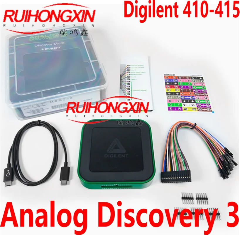 

Original Analog Discovery 3 Digilent 410-415 Logic Analyzer Pro Bundle