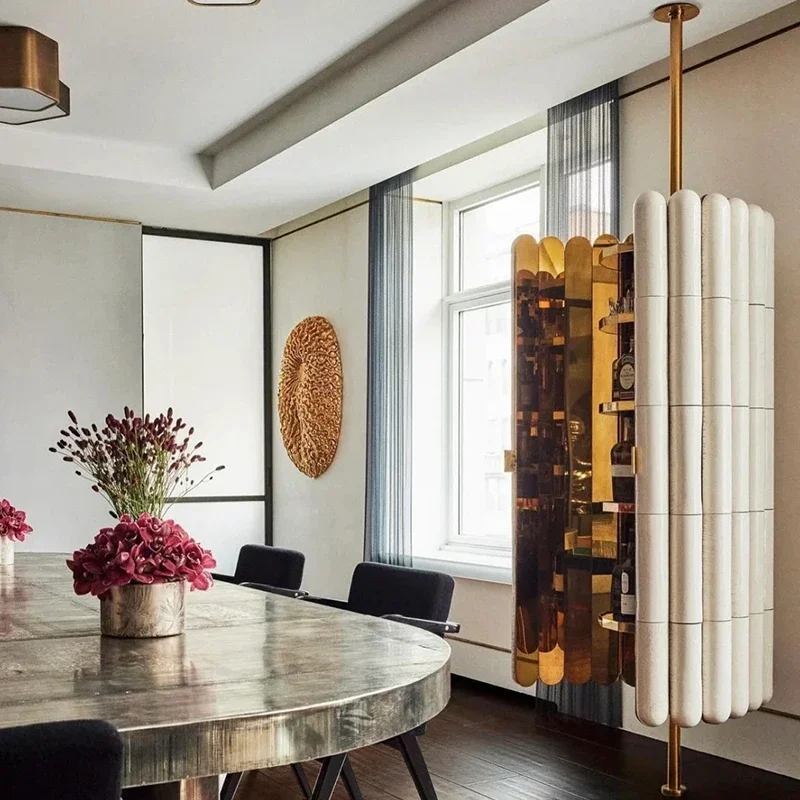 Factory Custom Newly Designed Ceramic Wine Cabinet Luxurious Mirror Polished Stainless Steel bar Storage