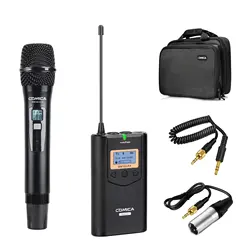 CVM-WM100H UHF 48 Channel Professional Wireless Handheld Microphone for Canon Nikon Sony Panasonic Fuji DSLR Cameras XLR