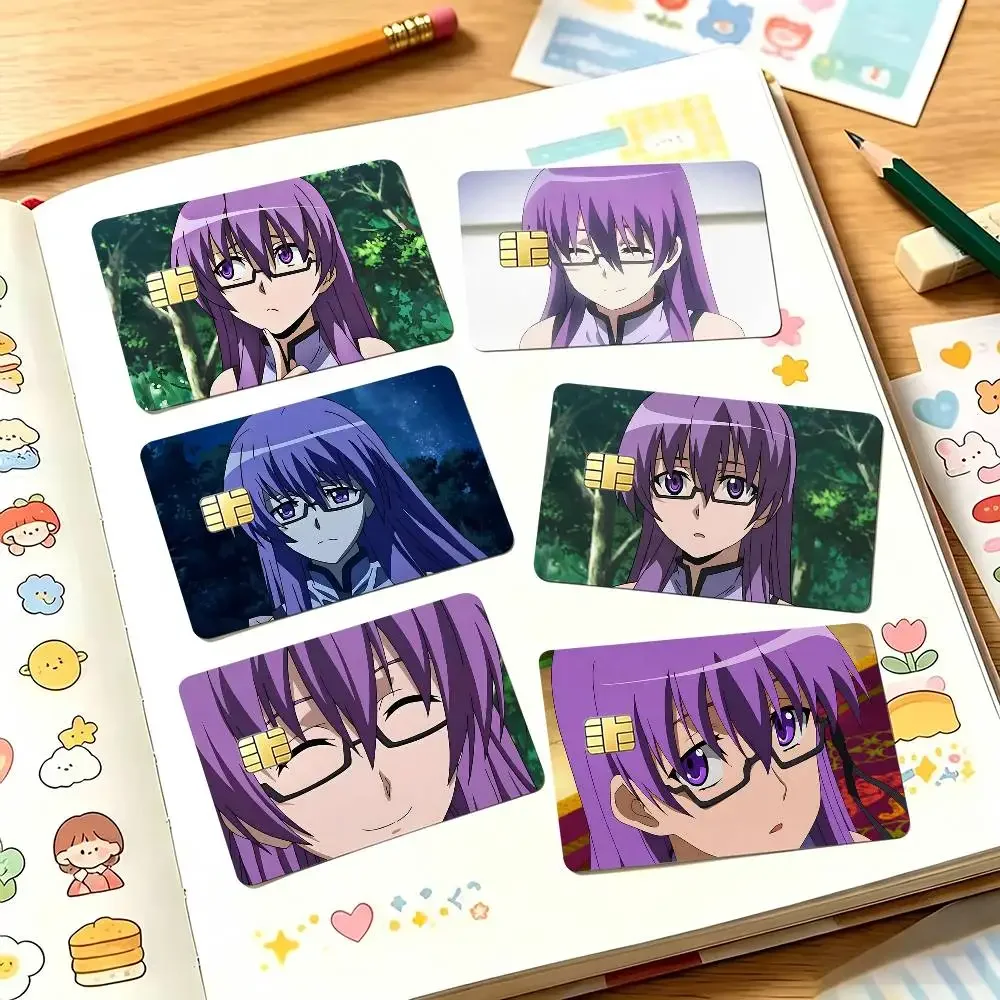 Sheele Akame Ga Kill! Card Sticker 4Pcs Credit Card Skin Anti Scratch Bank Debit Card Decal