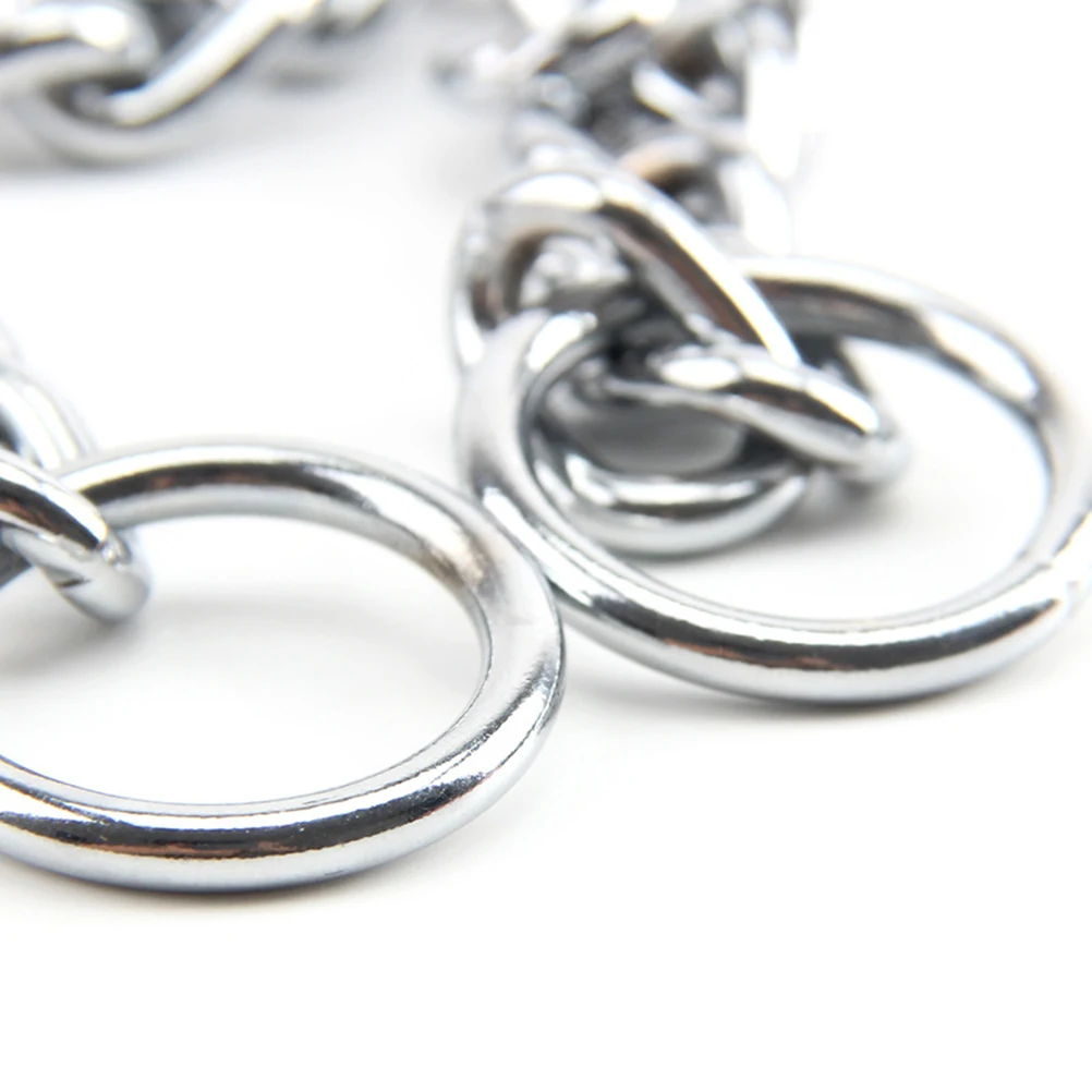 

Carbon Steel Pet Collar Heavy Duty Dog Training Choker Durable Chain for Puppies Safe Effective Discipline Obedience Teaching