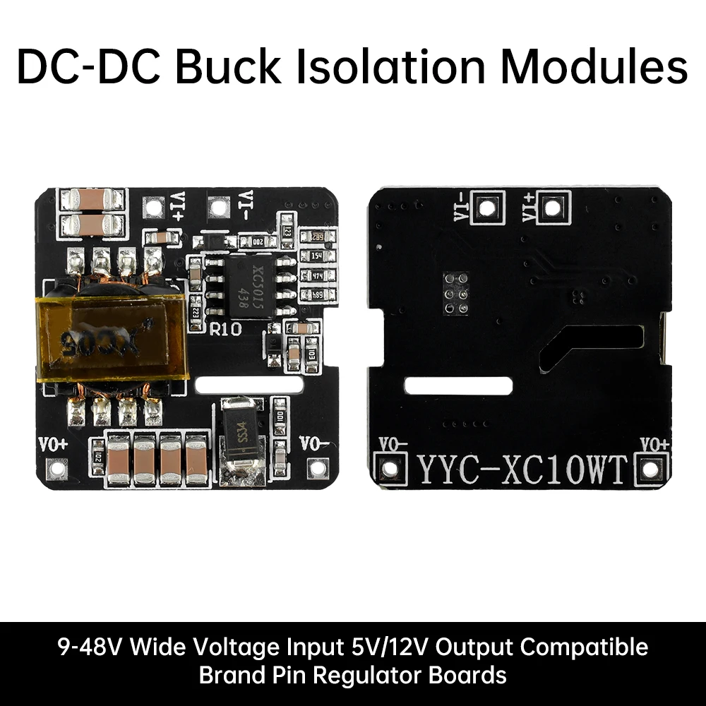 XC7010 DC-DC Step Down Isolated Power Module 18-70V Wide Voltage Input 5V 12V Output 10W Buck Power Supply Voltage Regulator