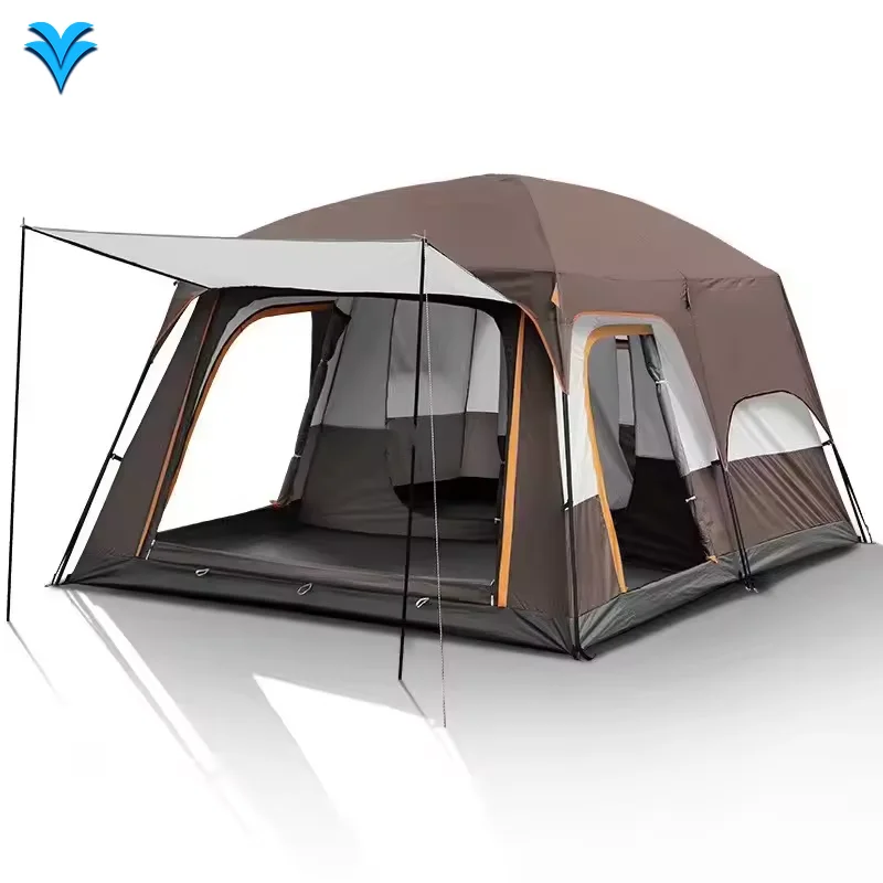 Familienzelt Camping Outdoor Zelt 2-Zimmer und Wohnzimmer