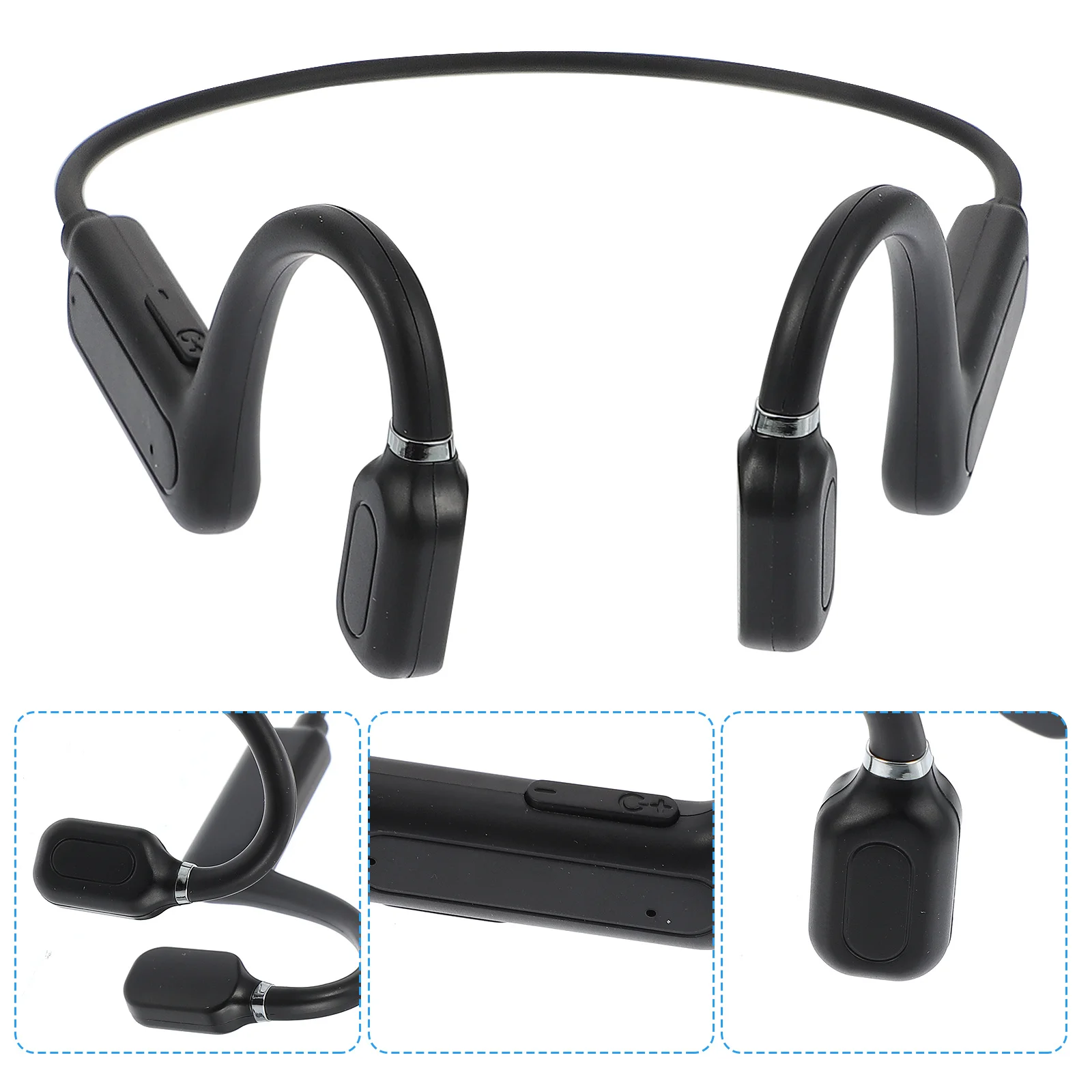 

Wireless Bone Conduction 5.0 Headset Earphone Running Sports Sweatproof Noise Reduction Stereo Earbuds