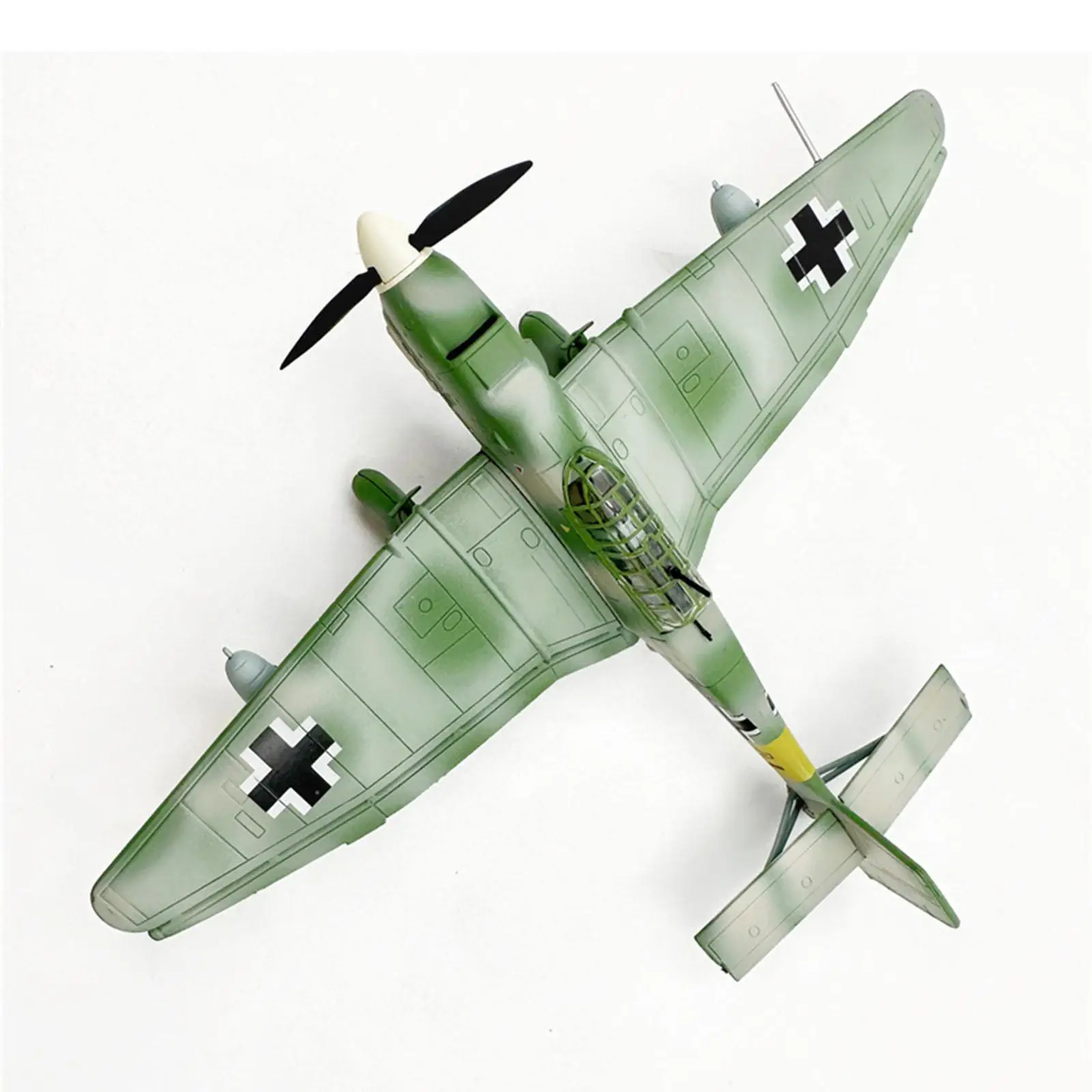 Alloy 1/72 JU-87B Diecast Model Ornament Aircraft Model for Office Bookshelf TV Cabinet Livingroom Decorations