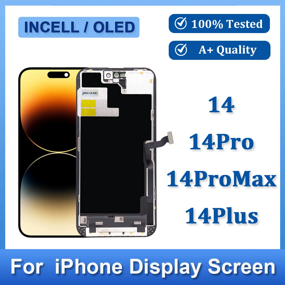 Image of Für iPhone 14 14Pro 14ProMax 14Plus LCD Incell OLED 3D Touch Display Bildschirm Ersatzteile Digitizer-Baugruppe
