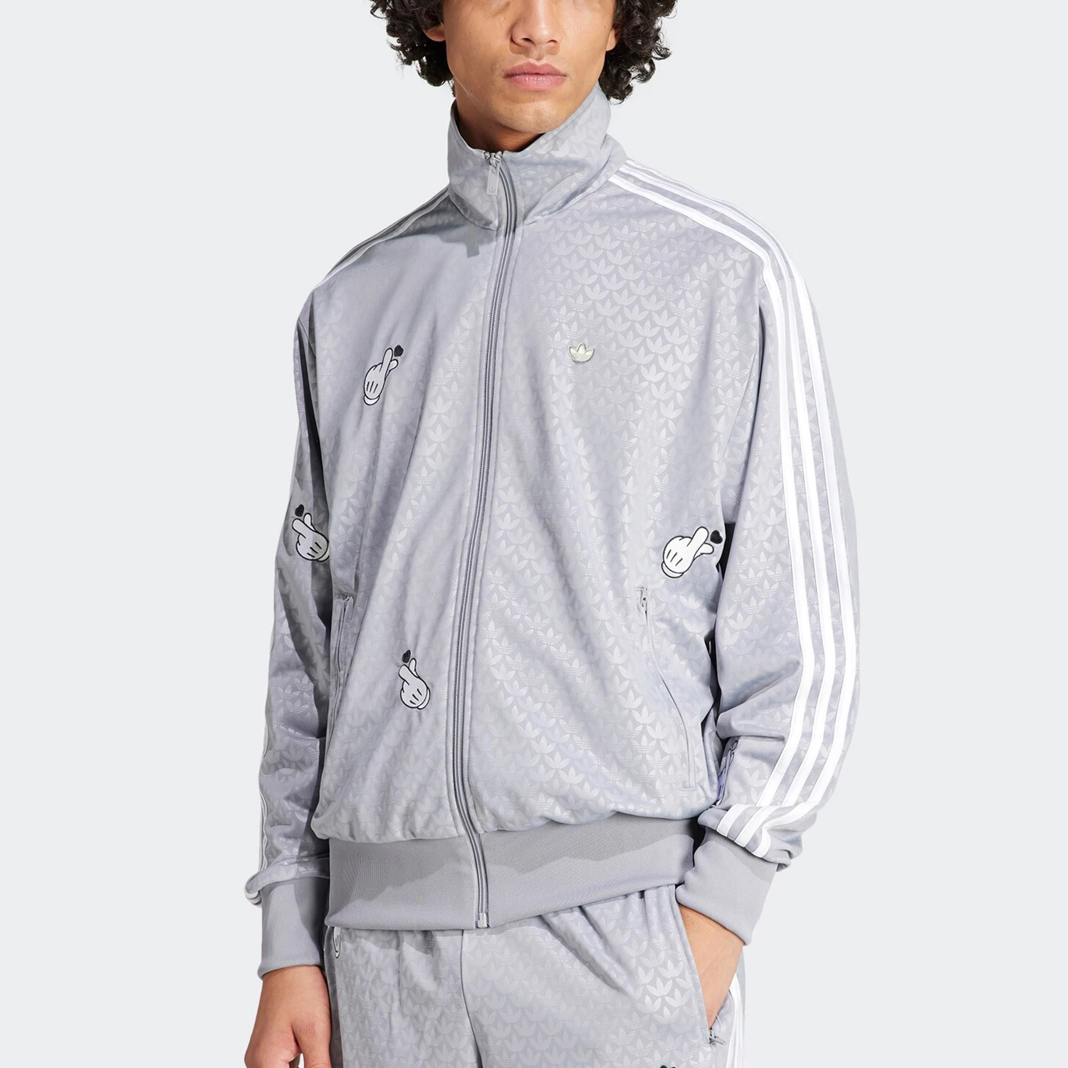 

Официальная мужская повседневная спортивная куртка Adidas с тремя полосками и воротником-стойкой IY2263