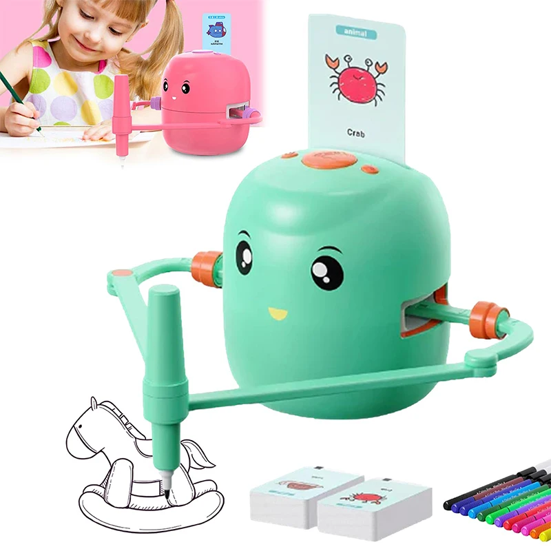 Robot de dessin intelligent pour enfants, jouets de peinture intelligents, cadeaux d'anniversaire pour les filles, jouets de début de vie