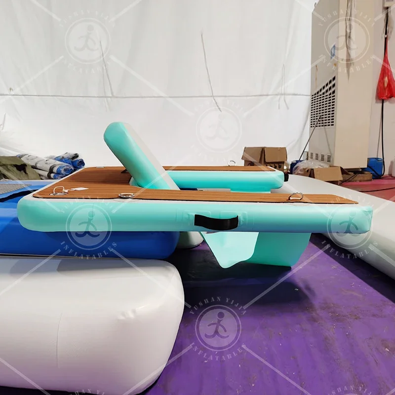 Friendly Packable Portable Towable Inflatable Pool Float Lounge Chair Water Hammock Inflatable Hangout Floating Chair