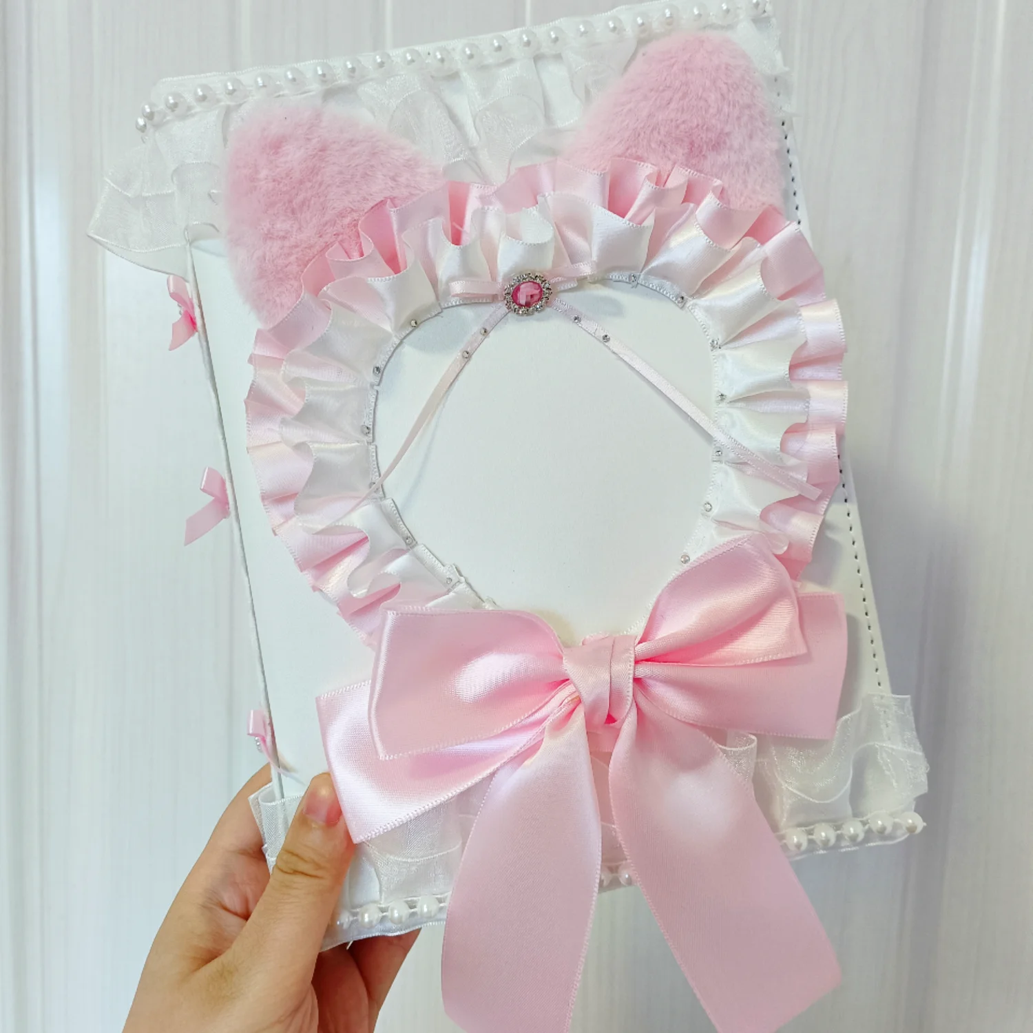 Photo Album for Photocards Binder A5 Kpop Holder Collect Book Handmade Lace Poca Tickets Photo Cards Stuff Idol Kawaii Korea