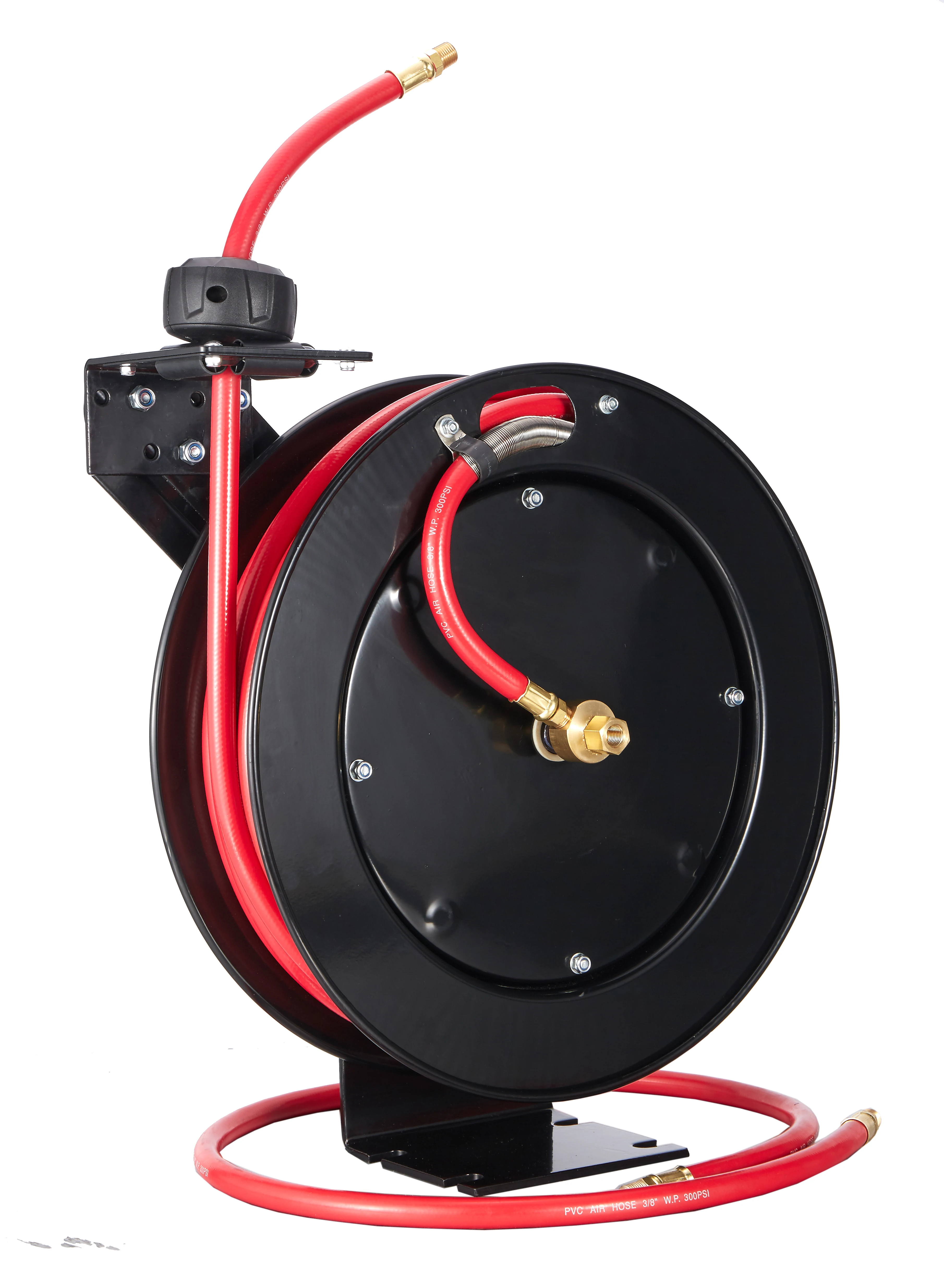 300PSI High Pressure Steel Heavy Duty Retractable Metal Hose Reel 15m 20bar for air