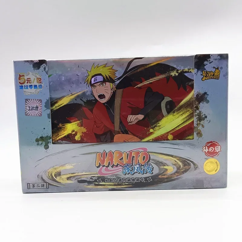 KAYOU Anime Original Naruto Cards Chapter Of The Array Box Added SE Ninja World Collection Cards Toy For Children Christmas Gift