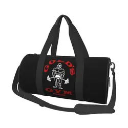 Sporttas Fitness Gold Gym Logo Sporttas Grote Capaciteit Martial Art Mannen Vrouwen Oxford Patroon Handtas Retro Zwemfitness Tas