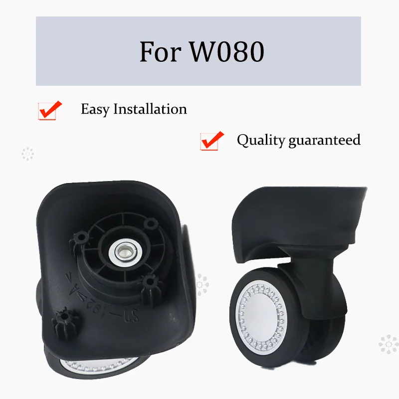 

For W080 High-Quality Luggage Wheels—Universal Replacement Castors Suitable for Damaged Luggage Wheels