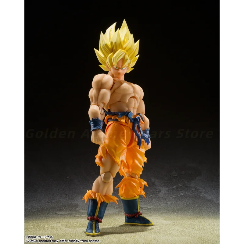【In Stock】Original Reissued Bandai SHF Battle-Damaged Son Goku: Legendary Super Saiyan Dragon Ball Z New Body Gift&Collection