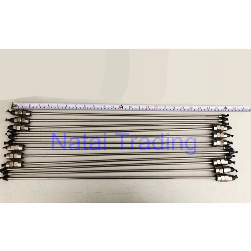 12pcs 600mm High Pressure Diesel Pipe Welding Joint Oil Tube 6*2mm Used for Fuel Injection Pump Test Bench Spare Part