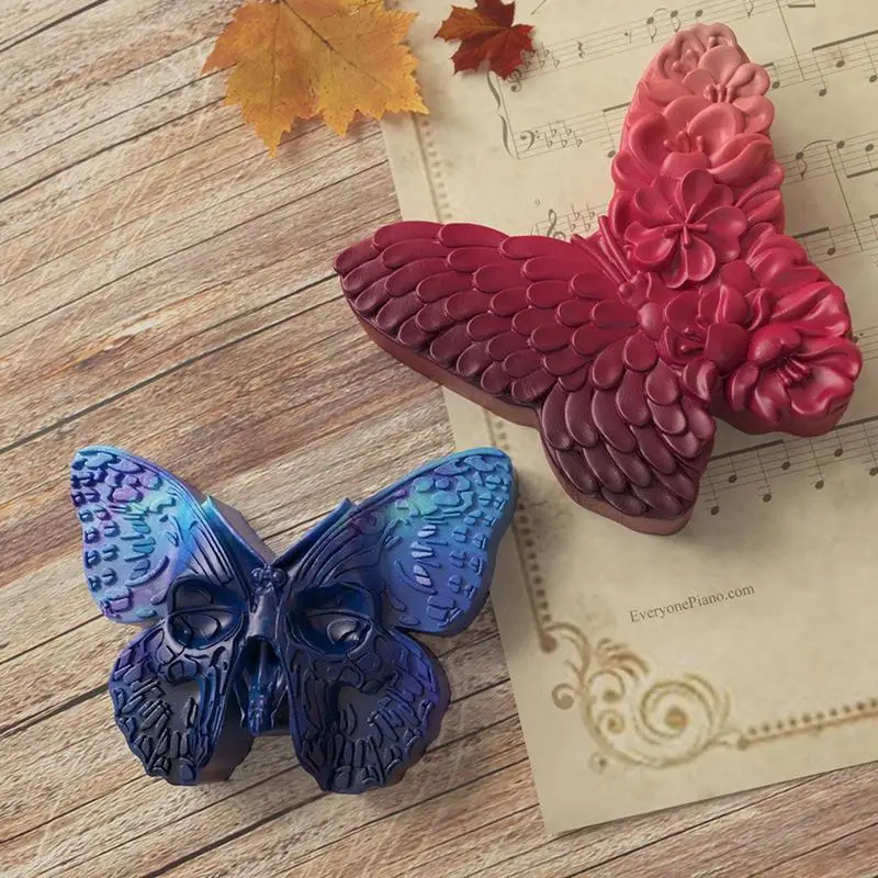 Butterfly Silicone Mold Relief Butterfly Shape Car Freshie Silicone Mold Candle Making Molds Butterfly Resin Mold Silicone