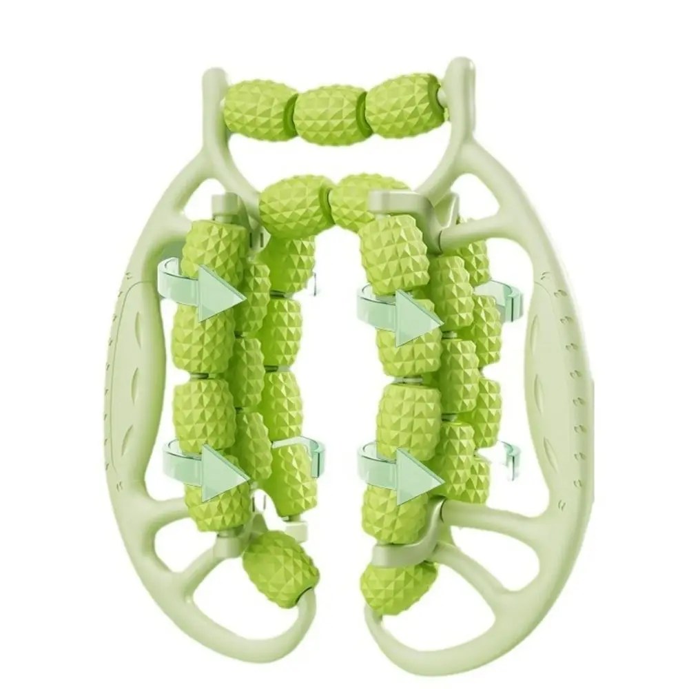 29/23 عجلات الحلقي الساق المشبك مدلك 360 درجة دوران متعدد الوظائف مُدلك سلوليت الأقمشة العميقة يده