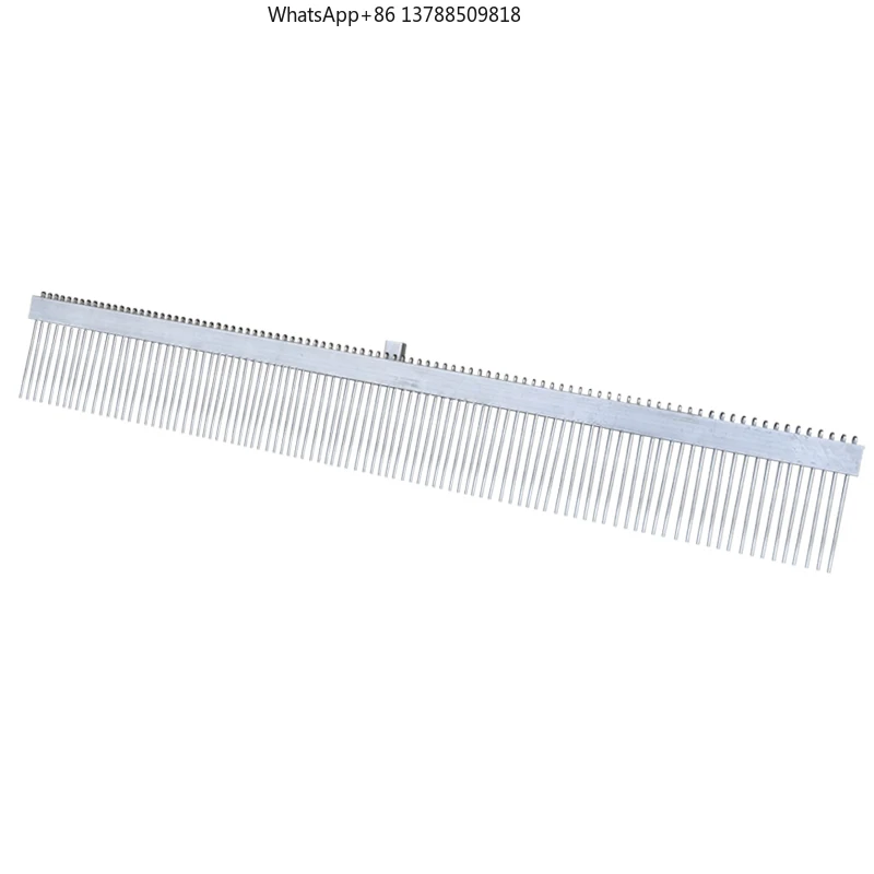 48-inch Professional Aluminum Flat Wire Texture Broom Industrial Grade Texturizing Brush 1/2 Inch Wire Spacing Without Handle