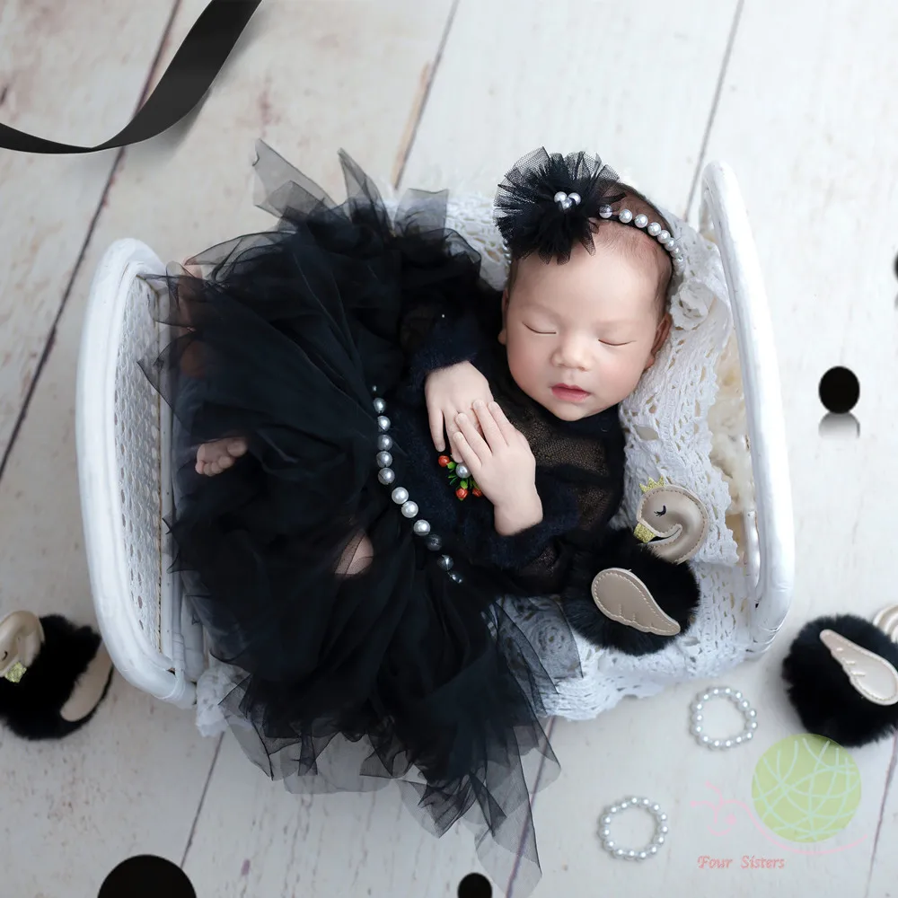 Newborn Photography Theme Clothing Full Moon Baby Photography Princess Skirt Baby Photography Clothing Props 신생아사진