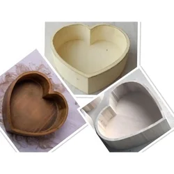 Newborn Photography Props Vintage Wooden Basin Moon Heart Box Infants Baby Photo Posing Shooting Accessories Sofa Bed Basket