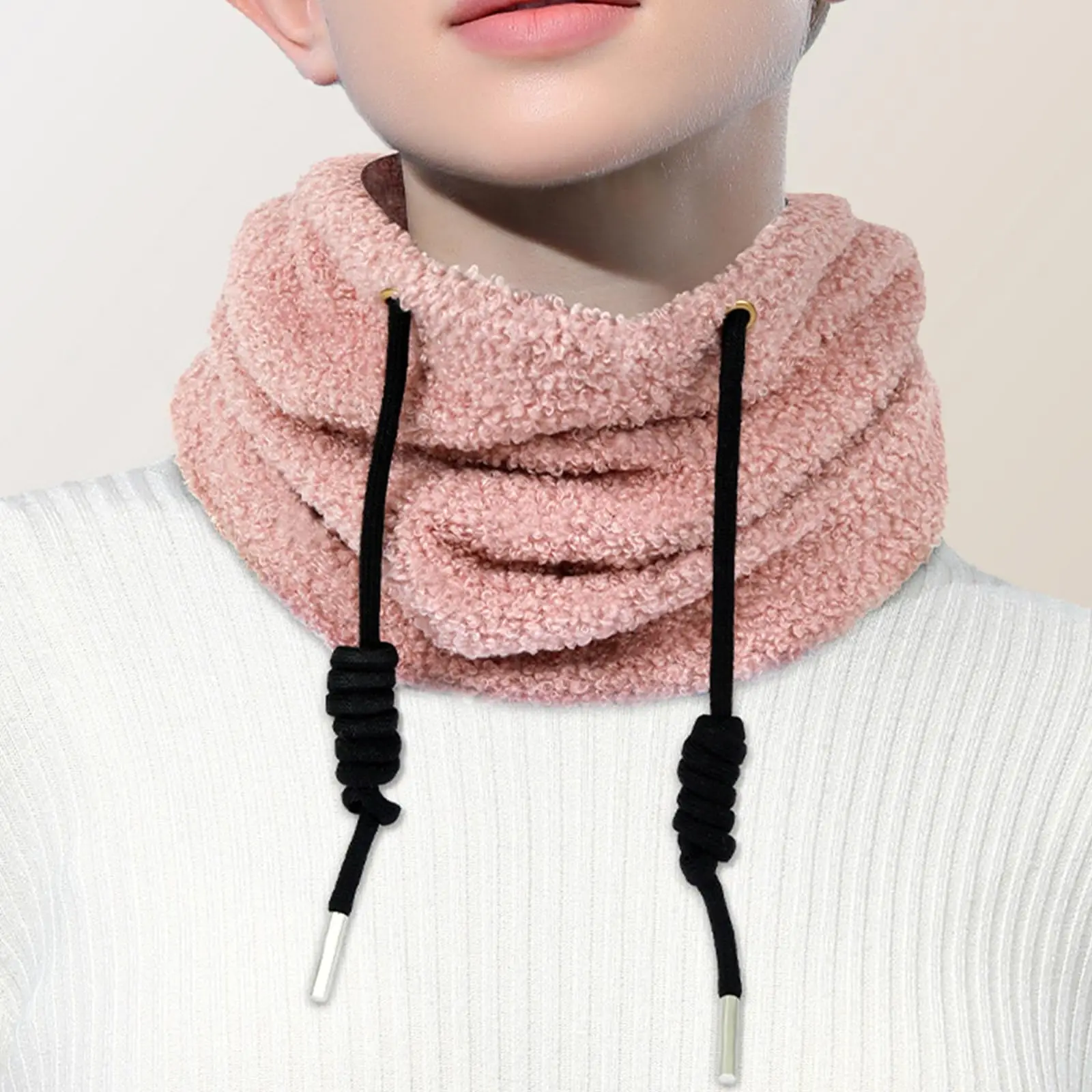 الشتاء الرقبة وشاح أنبوبي الحراري يندبروف القطبية الصوف باندانا غطاء الوجه قابل للتعديل الرقبة أدفأ ركوب الدراجات في الهواء الطلق الطقس البارد #4