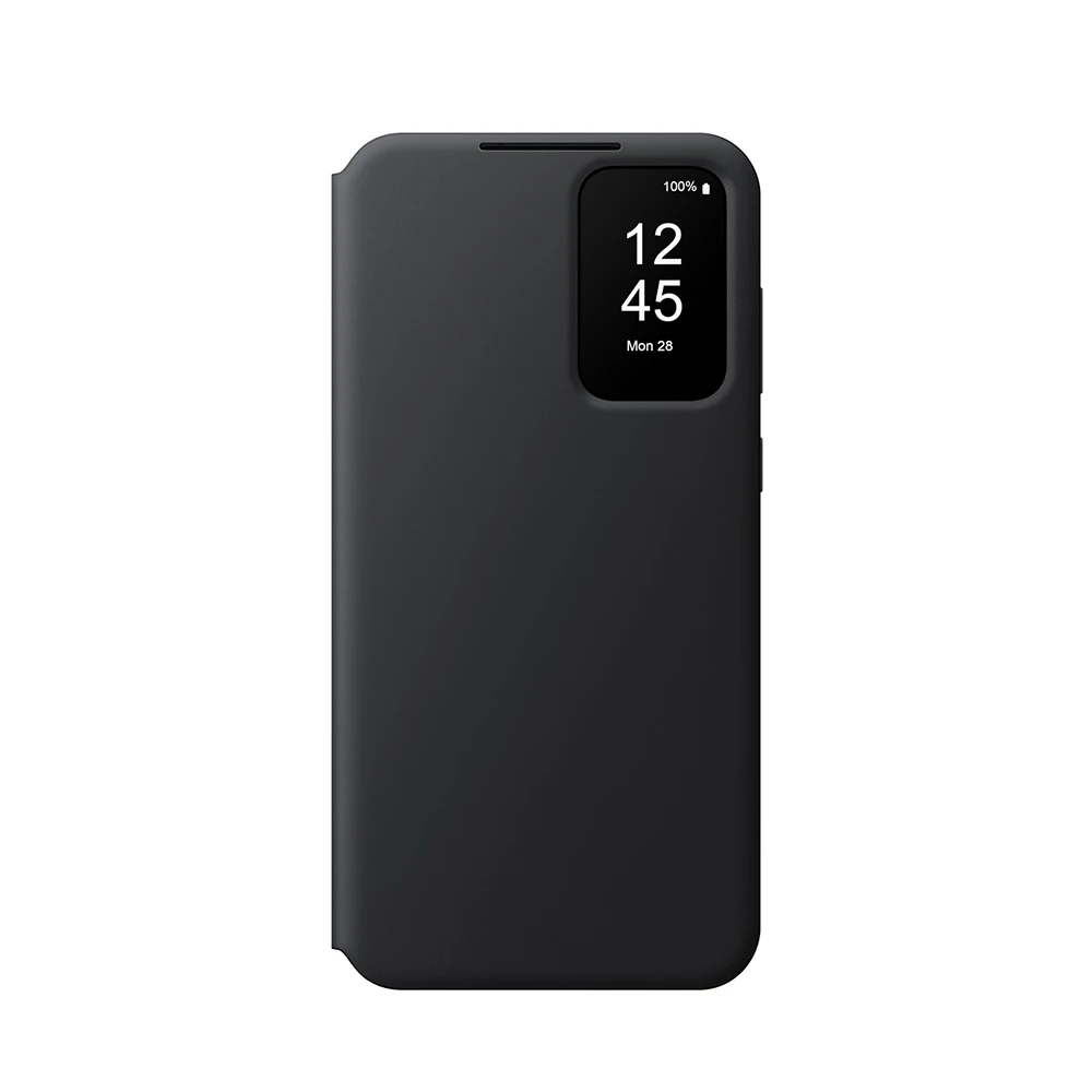 Original Samsung Galaxy A55 5G Smart View Wallet Case Card Slot Viewing Window S-View Flip Case Protector Cover EF-ZA556