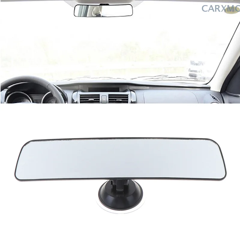 Panoramic Rear View Mirror Universal with Suction Installation Car Interior