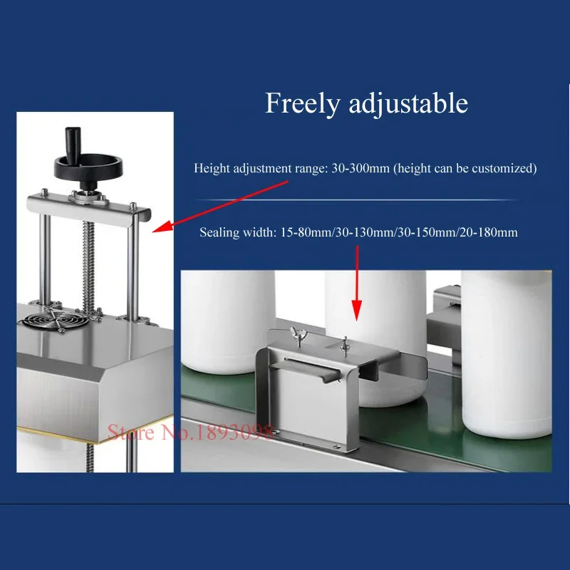 

PBOBP New Product Aluminum Foil Cap Sealing Machine Plastic Bottle Glass Cap Induction Sealing Machine