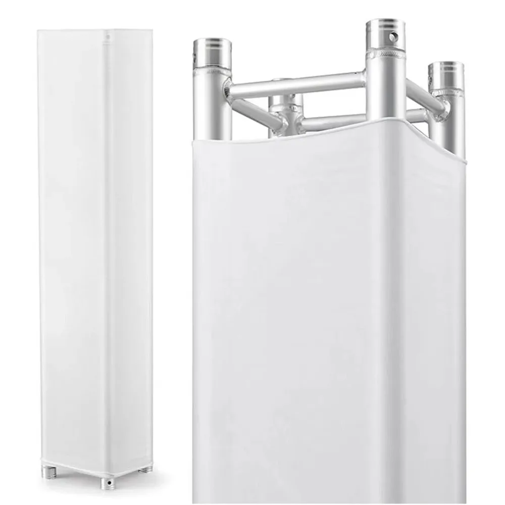 2pcs Elastic Fabric Truss Cover 2M Easy Installation Exhibition Stand Cover Decorative Truss Sock For Concert Performance