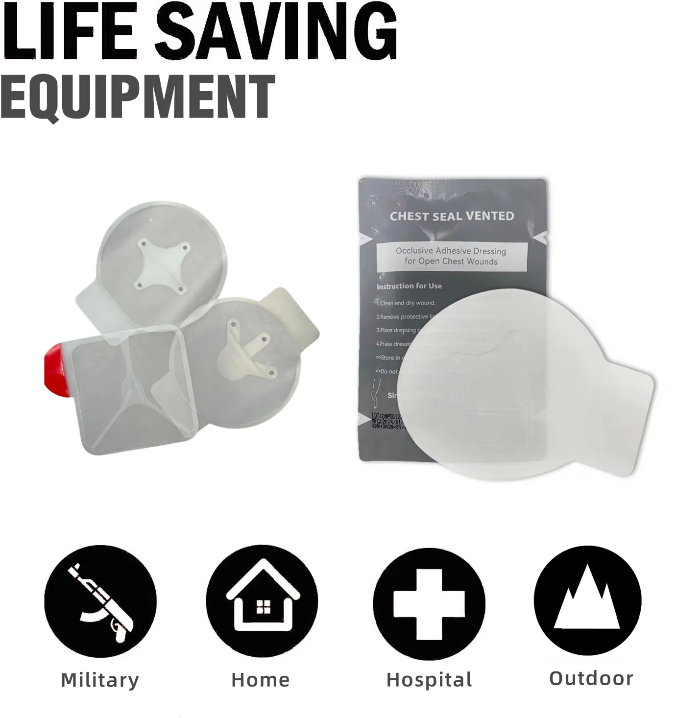 

Vented and Non-Vented for Emergency Rescue Use-Top Rehabilitation Therapy Supplies