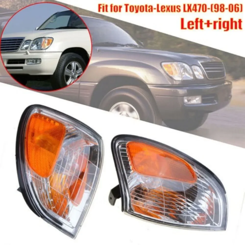 Front Turn Signal Light Corner Light for Toyota Land Cruiser FJ100 LC100 Lexus LX470 1998 1999 2000 2001 2002 2003 2004-2006