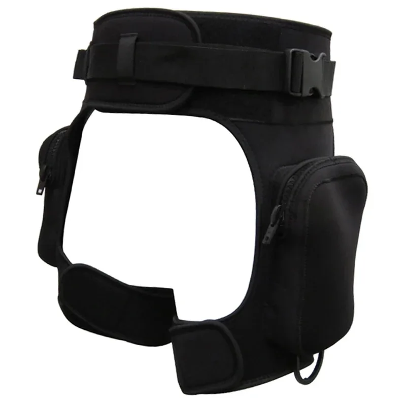 Celana Pendek Selam Neoprene 3/5mm Pria Wanita Unisex dengan Kantong Tugas Berat untuk Menyelam Scuba Snorkeling Berselancar Kayak