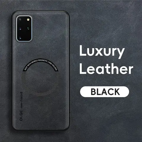 Magnetic Retro Leather Case For Samsung Galaxy S20 Plus Ultra S20Plus S20Ultra Wireless Charging Phone Case Cover