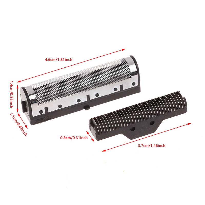 B3 2 teile/satz Ersatz Klinge Für KM-3381 3382 Haar Trimmer Clipper Barber Schneiden Messer Kopf Bart Rasieren Teile