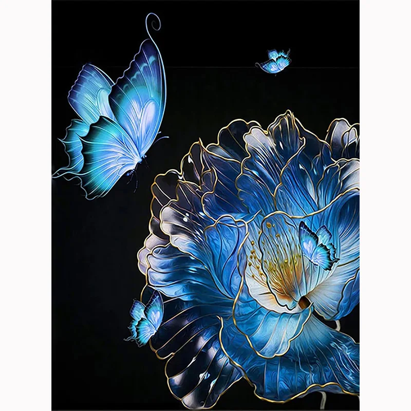 5D Flower Diy Diamond Painting Flower Bundle Full Diamond Embroidery Water Diamond Photos Diamond Mosaic Crafts Home Decoration