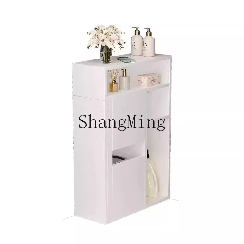 

ZYY bathroom side narrow cabinet waterproof toilet crevice locker thickened storage half wall storage cabinet
