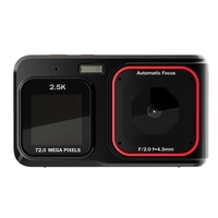 T23C Kids Mini Digital Camera 2.5K HD 72MP Dual Screen High-Definition Pixel Camera 16X Zoom Monocular Cameras With MP3