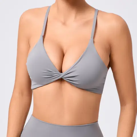 Yoga-BH:ar Sexiga Sport-BH:ar Gymkläder Dam Träningsdräkt 2025 Dam Sportkläder Fitnesskläder Röd Grön Marinblå Kaffe Svart 6 best sales grön sport-bh - №6