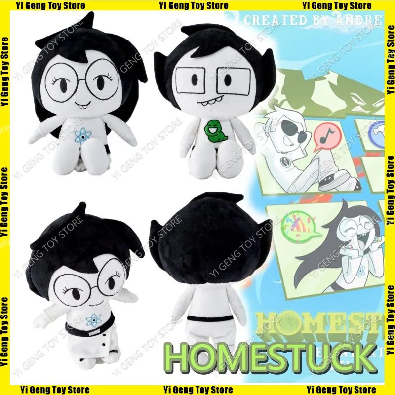 

Cartoon Homestuck John Egbert Jade Anime Plushie Doll Soft PVC Stuffed Animal Toy Collectible for Fans