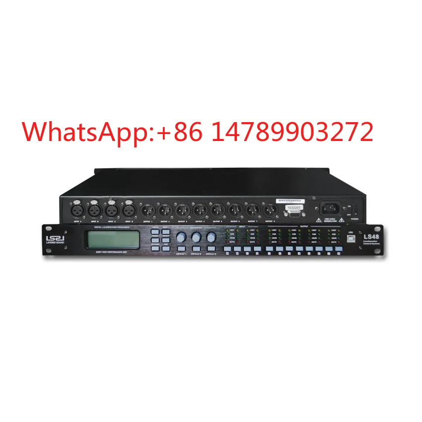 

LS48 Professional Audio Processor, Speaker Matrix Feedback Suppression Anti-howling Audio Device