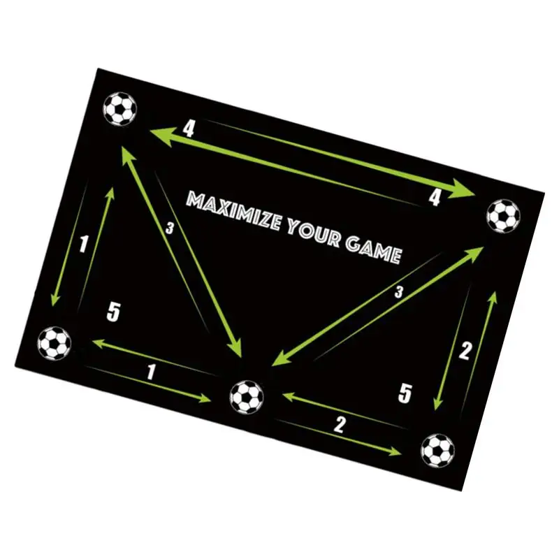 Tappetino da allenamento per il passo del calcio Tappetino da allenamento per il calcio Tappetino da allenamento push-pull Tappetino per abilità di gocciolamento di calcio Pratica di calcio in gomma