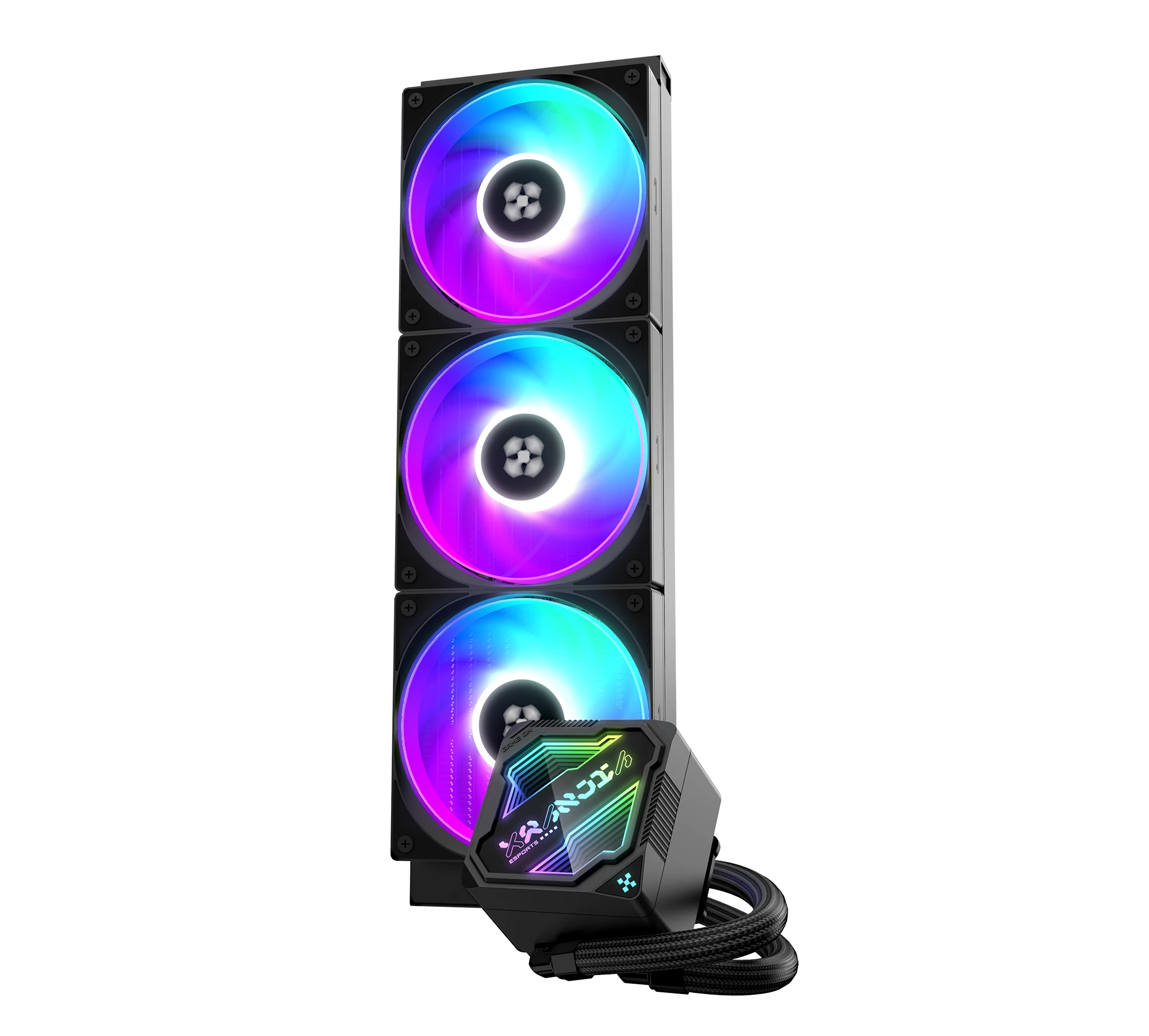 XWANJIA EX240/360 Integrated CPU Water Cooling Cooler ARGB Light Synchronization PWM Intelligent Speed Control