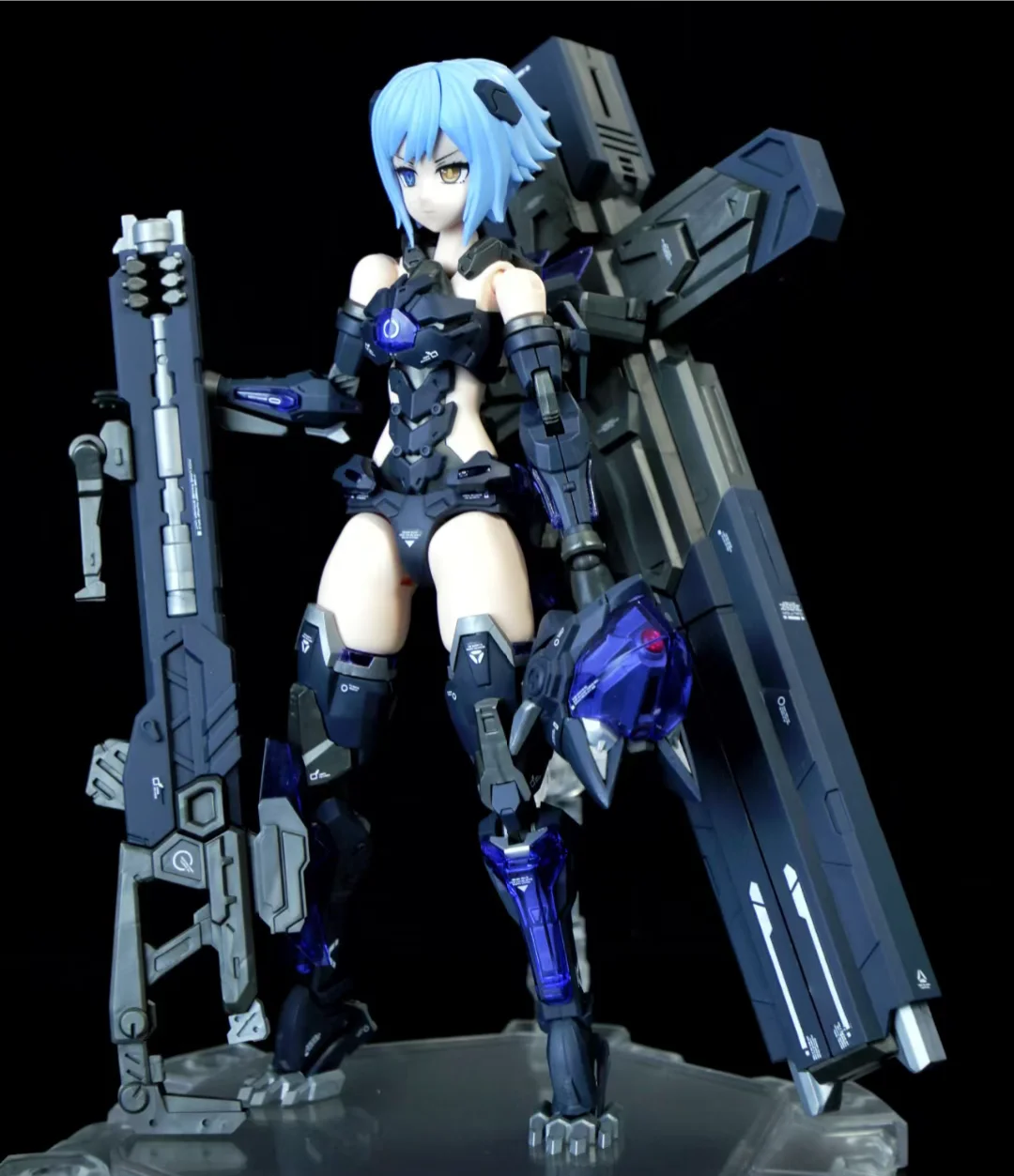 Nuke Cyber Forest Sniper Team Fantasy Girl Anime Action Figure Night Shadow Hunting Woman  Mobile Suits Liked Kids Toys Gifts