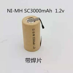 2pcs/lot Ni-Cd SC1200  2000mAh 1.2V Battery For Vacuum cleaner electric drill Rechargeable