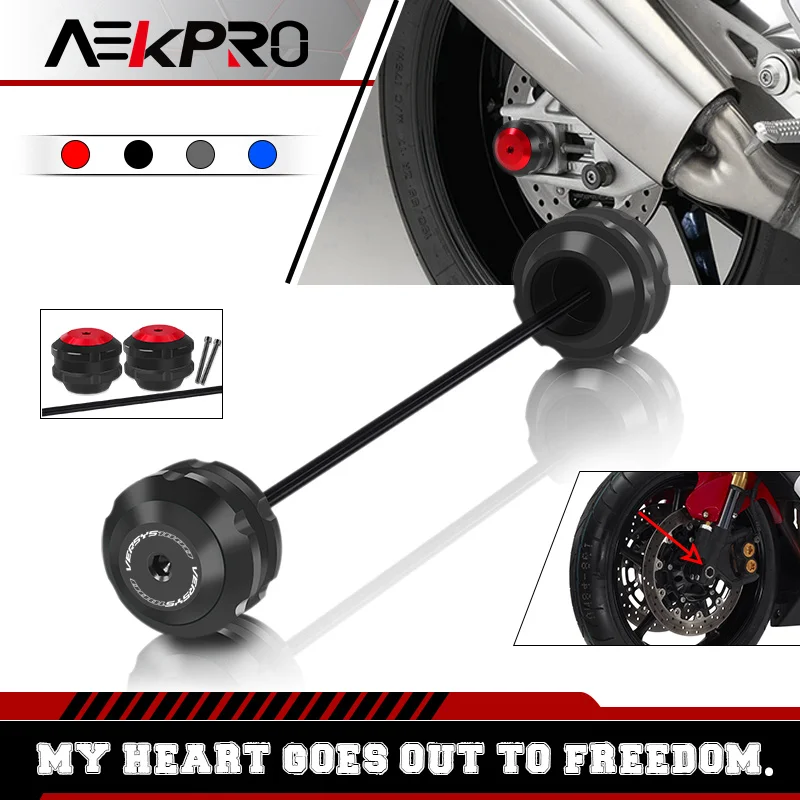 Newlest Motorcycle Accessories Front Wheel Fork Axle Sliders Crash Protector Pads Kits For Z1000 Z1000R Z1000SX z1000 z1000sx