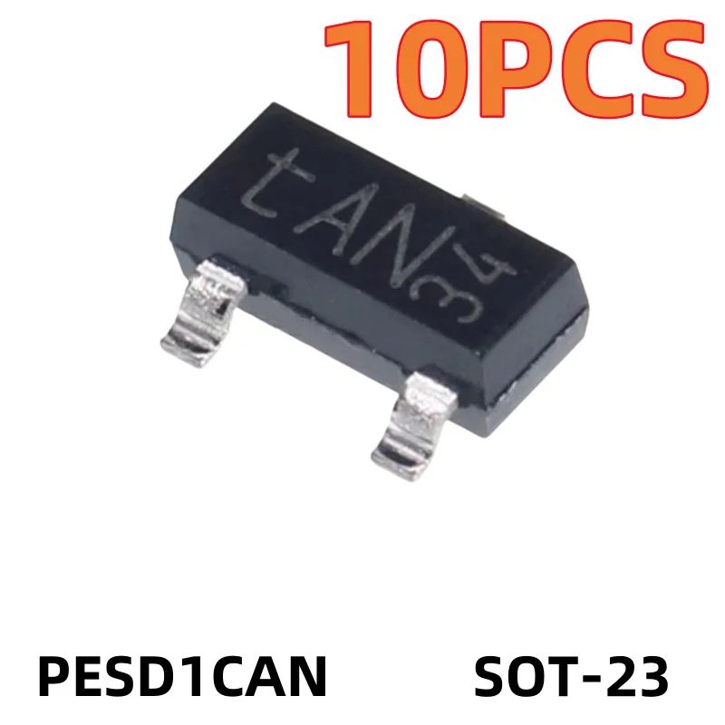 10PCS PESD1CAN TAN silk screen patch SOT23 ESD protection diode brand-new