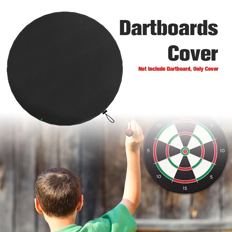 

61.5cm Dartboards Cover Protective Case with Drawstring Waterproof UV Resistant Dartboard Dust Cover Storage All-Purpose Covers