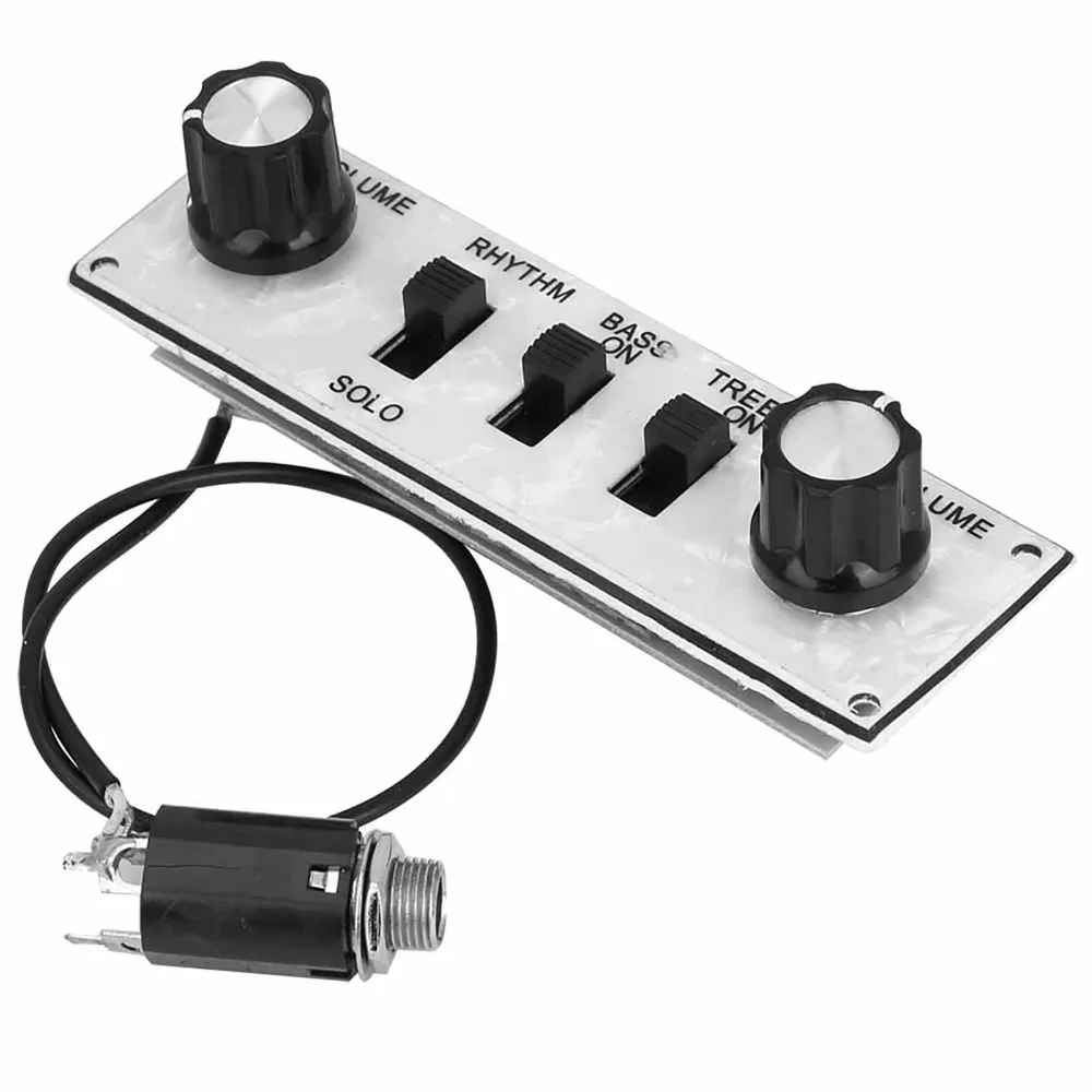 Kit de cableado precargado para guitarra con perlas blancas - imagen 4